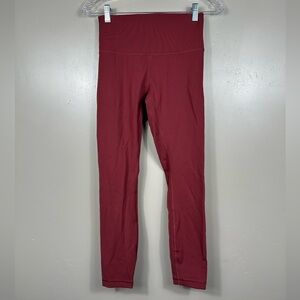 Lululemon Wunder Under High-Rise Tight 25 Full-On Luxtreme Chianti Red Legging 6